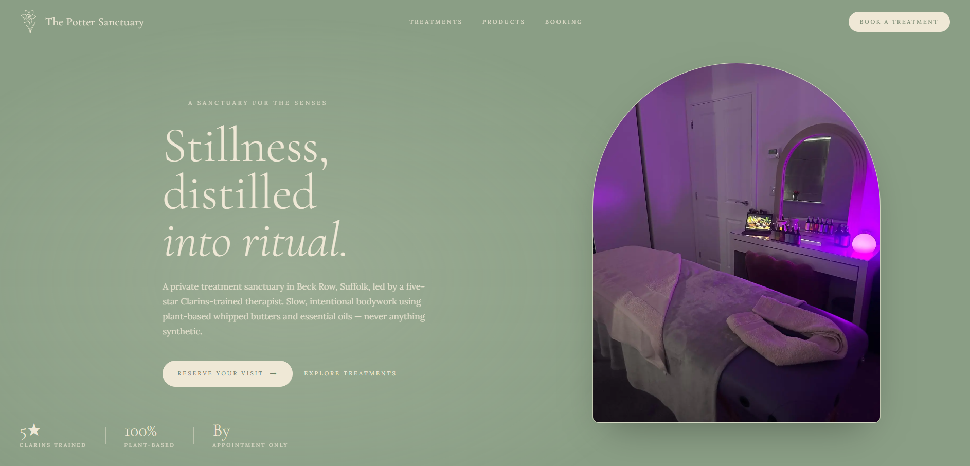 The Potter Sanctuary homepage
